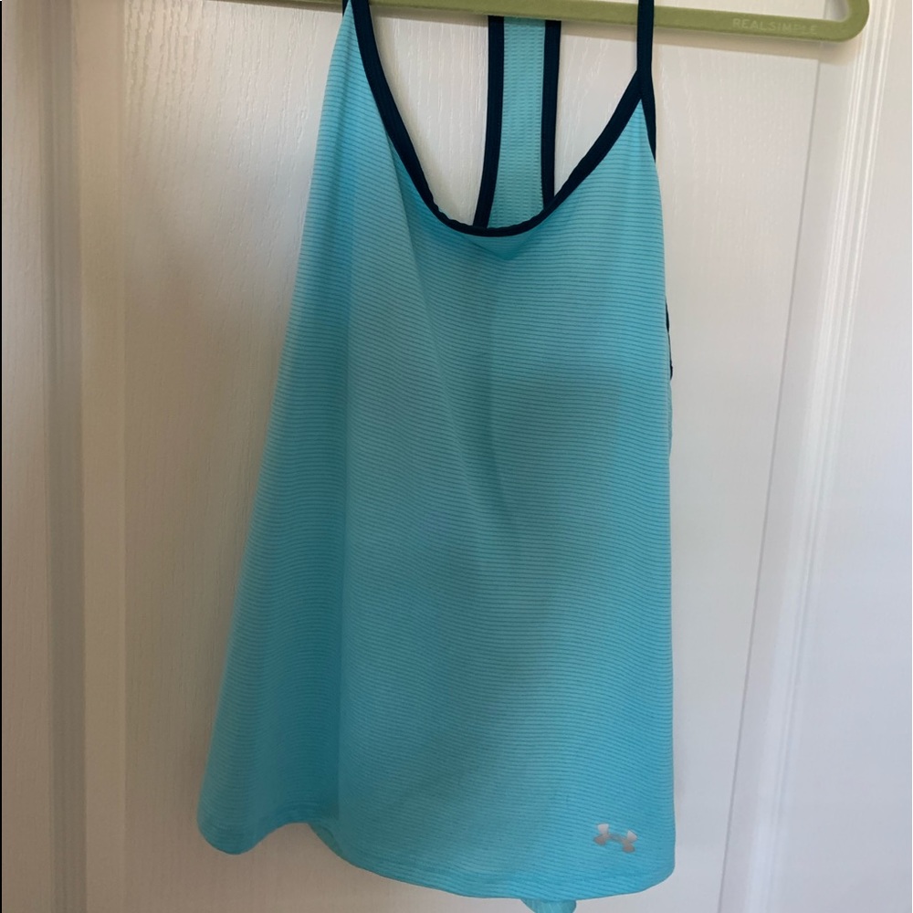 Under armour blue tank top